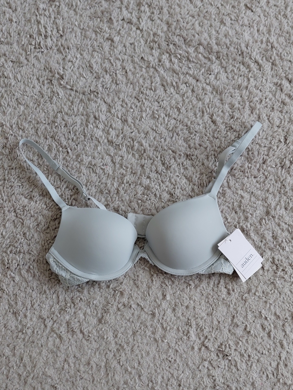 Auden Light Blue Push Up Bra